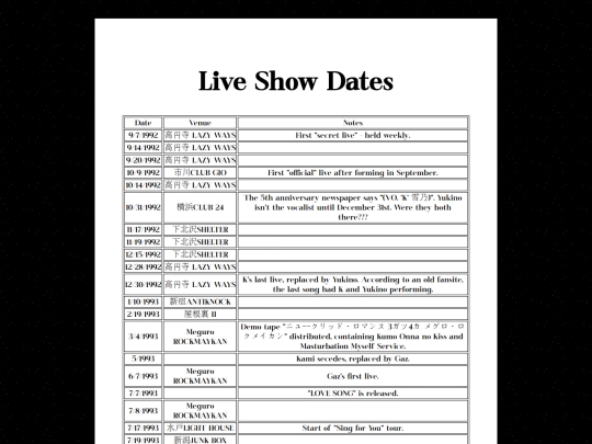 KKRInfodumps/LiveDates screenshot