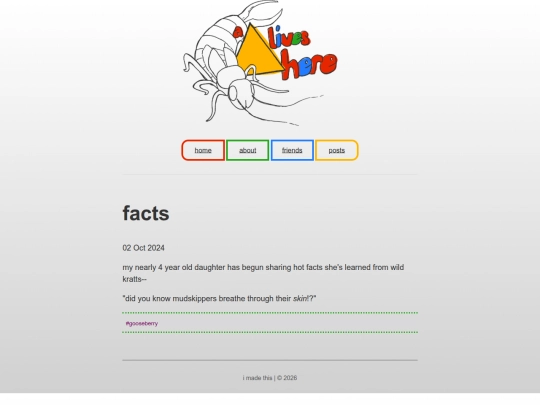 posts/facts screenshot
