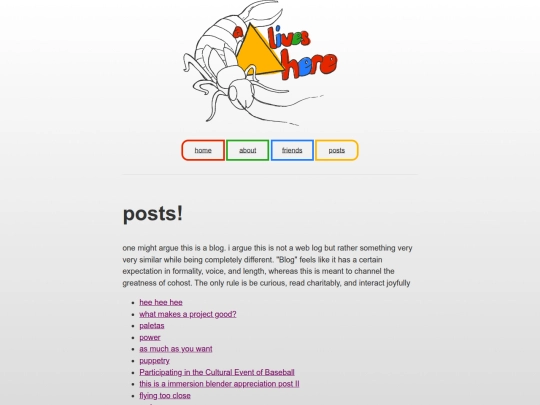 posts screenshot