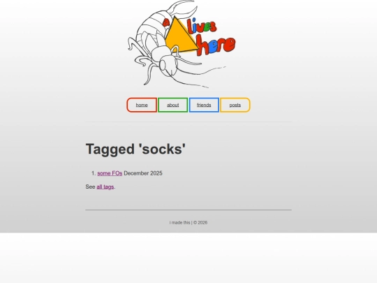 tags/socks screenshot
