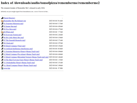downloads/audio/tonsofpizza/rememberme/rememberme2 screenshot