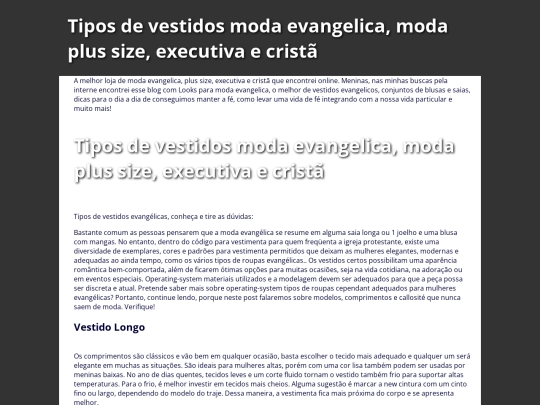 Vestidos-evangelicos screenshot