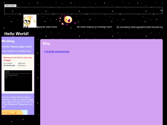 bloghome screenshot