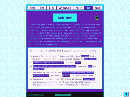 dev screenshot
