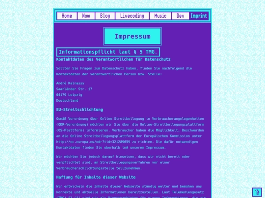 imprint screenshot