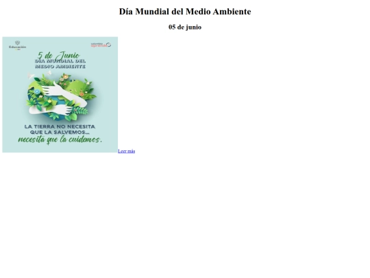 Día Mundial del Medio Ambiente screenshot