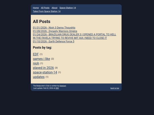 info/all_posts screenshot