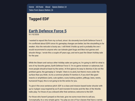 tags/EDF screenshot