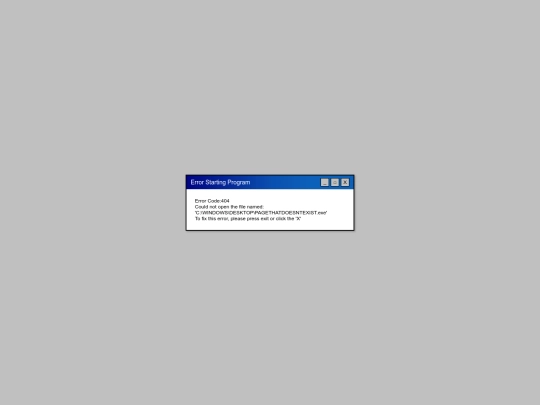 not_found screenshot