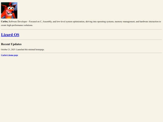 projects screenshot