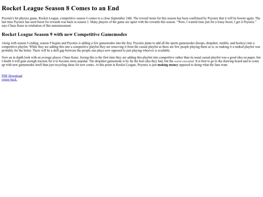 NewsArticle screenshot