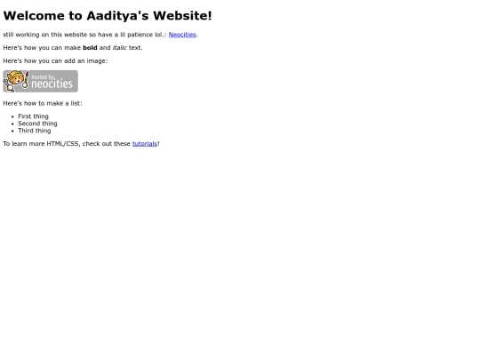 index screenshot