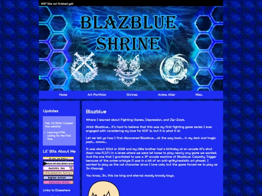 BlazblueShrine screenshot
