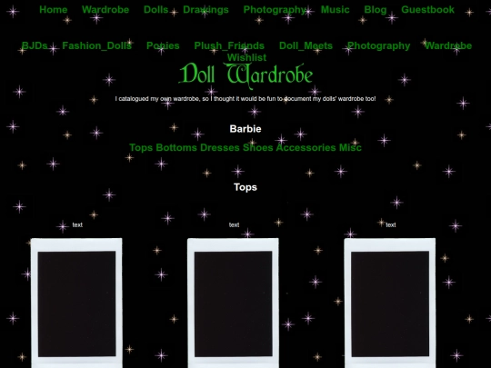 Dolls/Doll Wardrobe/barbie_wardrobe screenshot