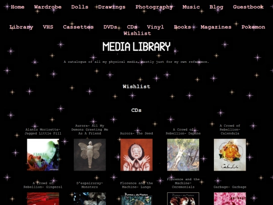 Media Library/media_wishlist screenshot