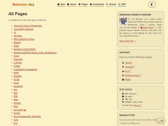 pages screenshot