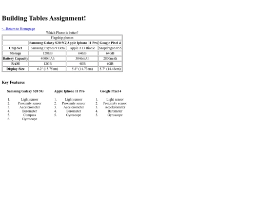 buildingtables screenshot