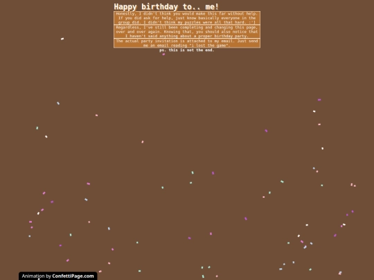 Webbies/lastpage screenshot