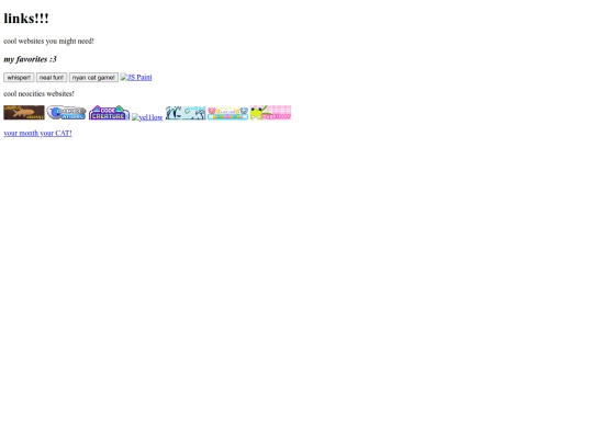 links screenshot