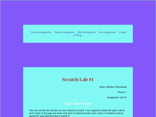 scratch/scratchLab1 screenshot