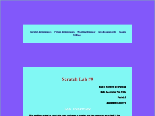 scratchLab9 screenshot