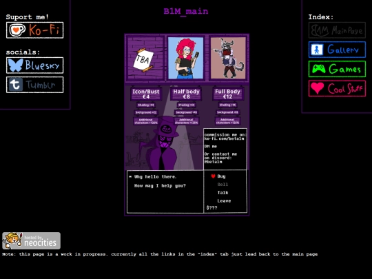index screenshot