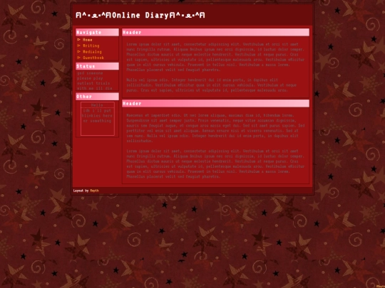 blog screenshot