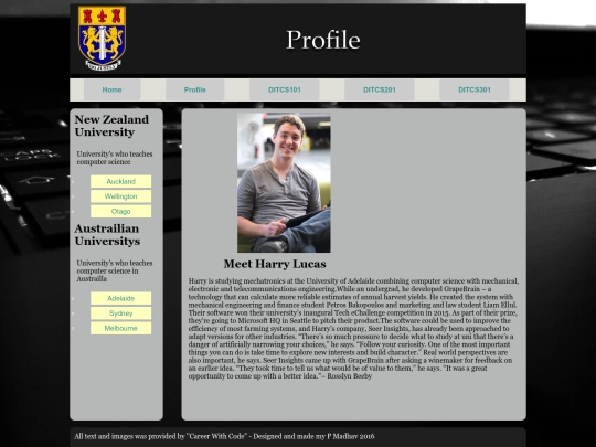 profile screenshot