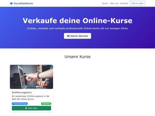 kurs screenshot