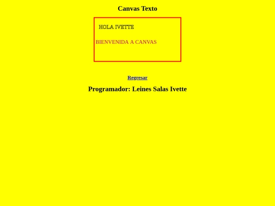 Canvas/texto screenshot