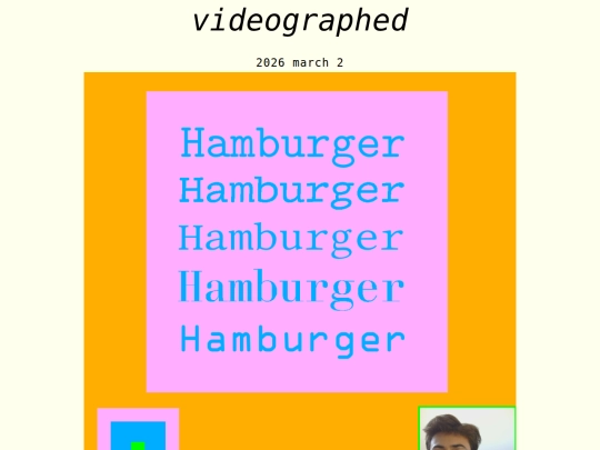 videographed screenshot
