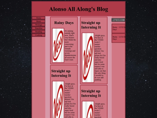 blog screenshot