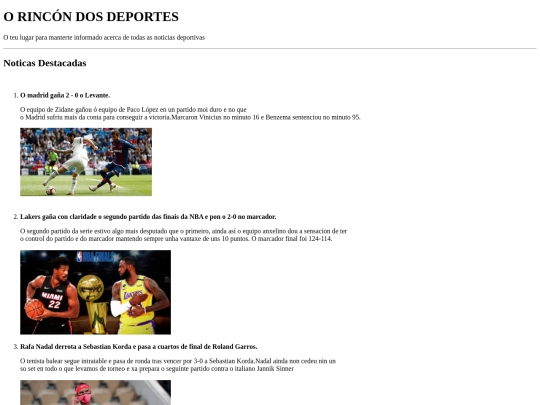 index screenshot