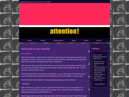 Videos screenshot