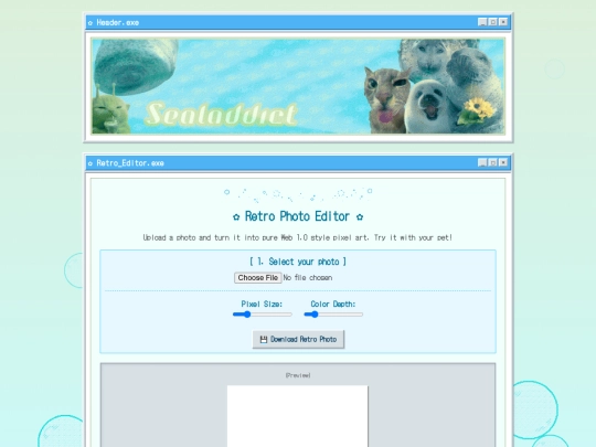 pages/pixelcating screenshot