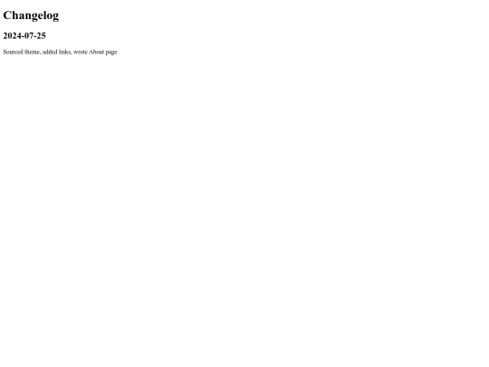 changelog screenshot