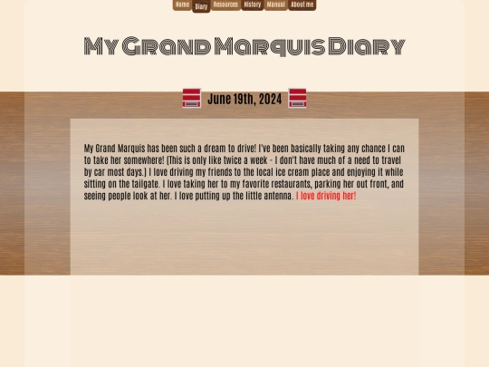 diary screenshot
