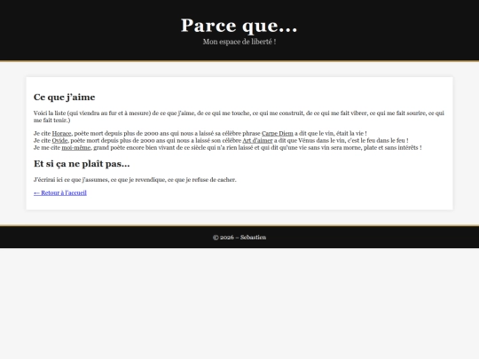 parceque screenshot