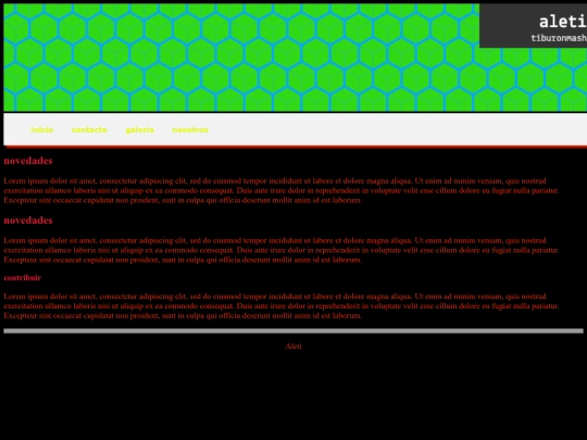 layout screenshot