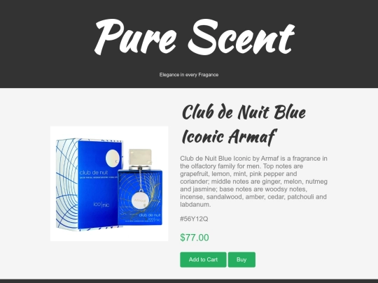 Club de Nuit Blue Iconic Armaf screenshot