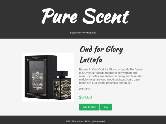 Oud for Glory Lattafa screenshot