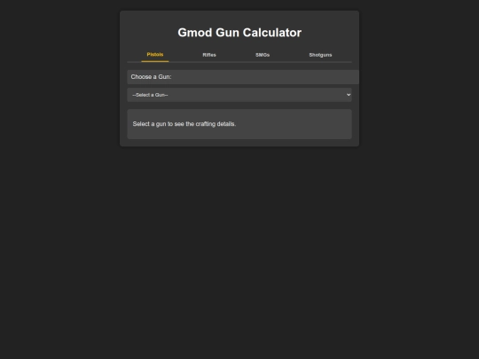 Guncalc screenshot