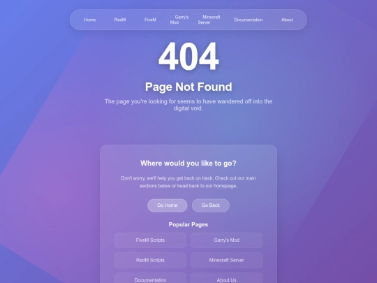 not_found screenshot