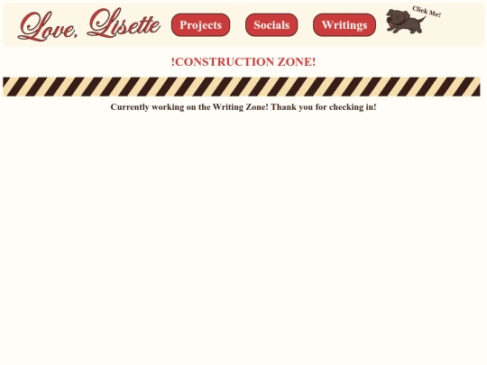 writings screenshot