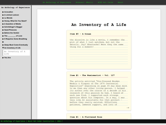 AnInventoryOfALife screenshot