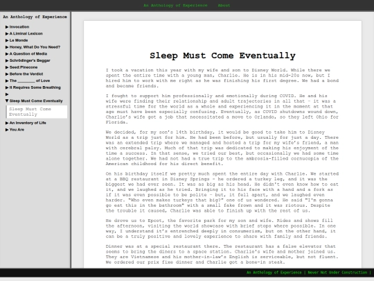 SleepMustComeEventually screenshot