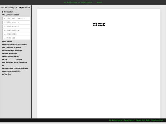 TheLiminalLexicon screenshot