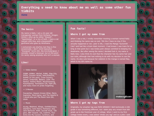aboutme screenshot