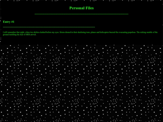 entries screenshot