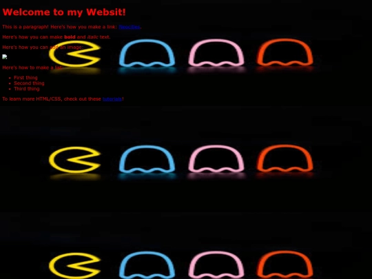 index screenshot